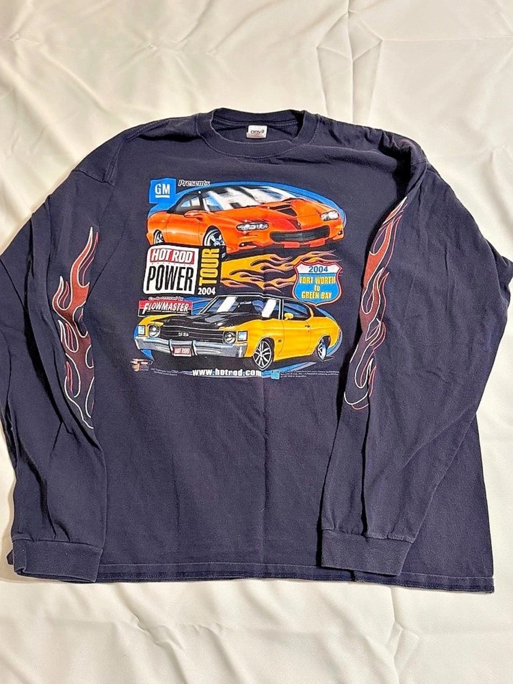 anvil Hot Rod Power Graphic Long Sleeve 3X